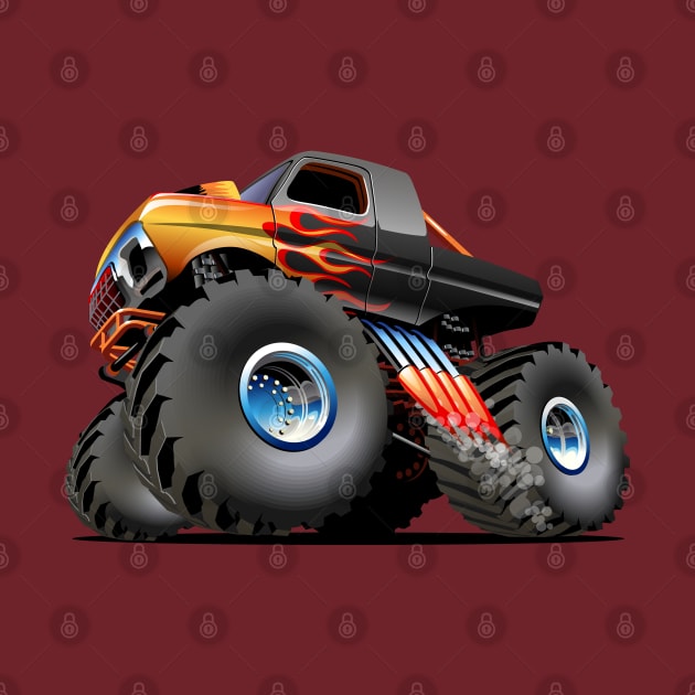 Cartoon Monster Truck by Mechanik