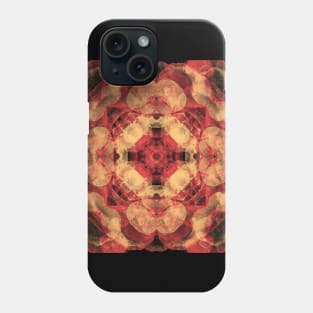 Red and yellow abstract flower Phone Case