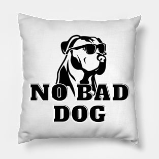 No Bad Dog Designs Pitbull Edition, gift for dog owners, animal lovers Pillow