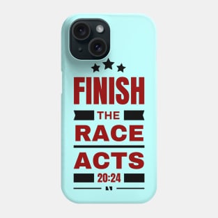 Finish The Race | Bible Verse Acts 20:24 Phone Case