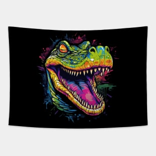 Alligator Smiling Tapestry