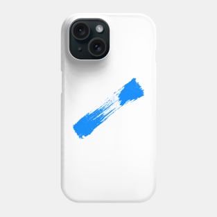 Stripe Blue - Brush Stroke Phone Case