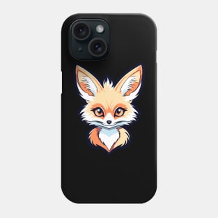 Fennec Fox Illustration Phone Case