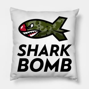 Shark bomb Pillow