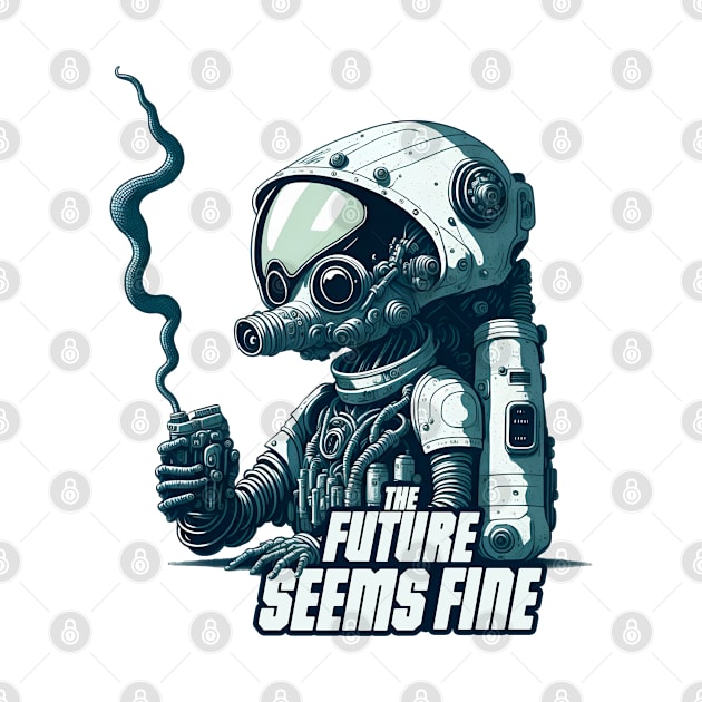 The Future seems Fine - Astronaut form the Future. by AnAzArt