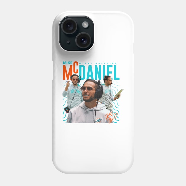 Mike McDaniel Miami Dolphins Phone Case by Juantamad