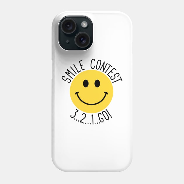 Smile Contest 3...2...1...GO! Phone Case by CoCreation Studios