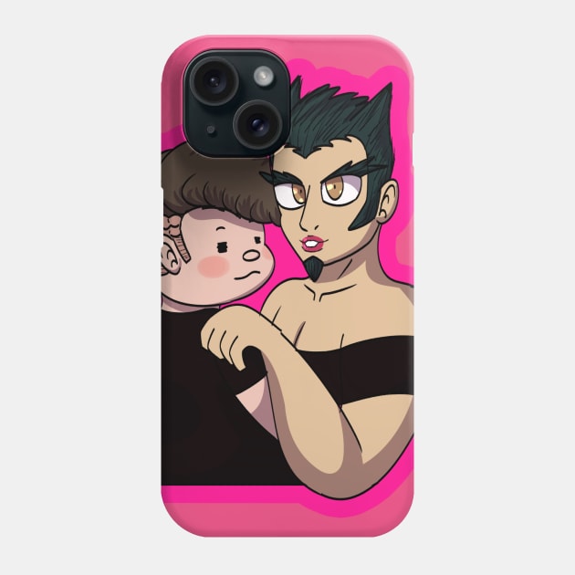 Teruteru and Nekomaru is the Word Phone Case by Bexy164