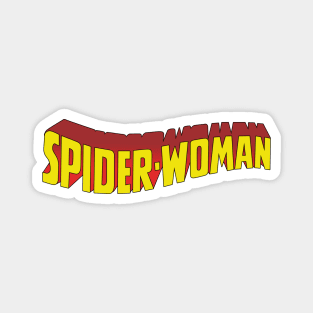 Spider woman Logo Magnet