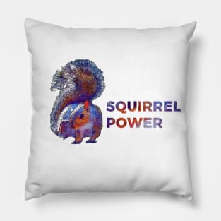 Squirrel Power Pillow