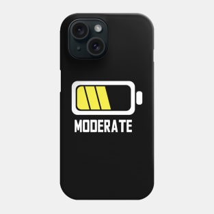 MODERATE - Lvl 4 - Battery series - Tired level - E3b Phone Case