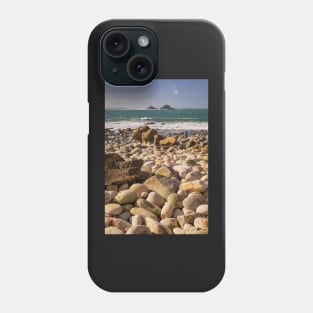 Porth Nanven Beach, St Just, Cornwall Phone Case