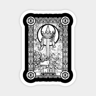 The Ace of Swords Tarot Magnet