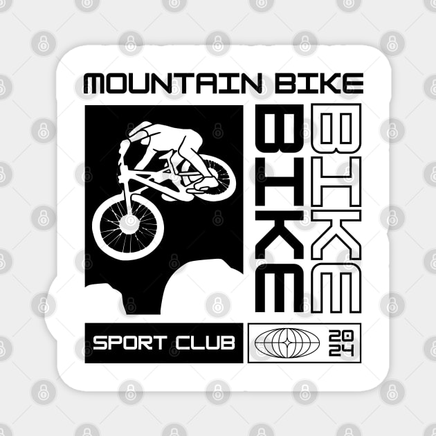 MOUNTAIN BIKE Magnet by tzolotov