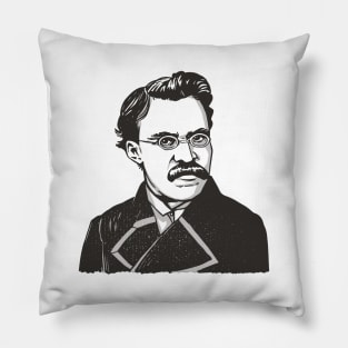 FRIEDRICH NIETZSCHE PORTRAIT Pillow