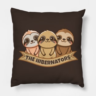 Cute Sloths Hibernators Pillow