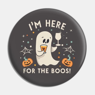 Ghost Here For The Boos Pin