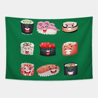 Sushi Funny Collection Tapestry