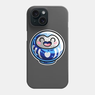 Kawaii Cute Japanese Daruma Doll Phone Case