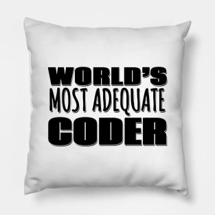 World's Most Adequate Coder Pillow