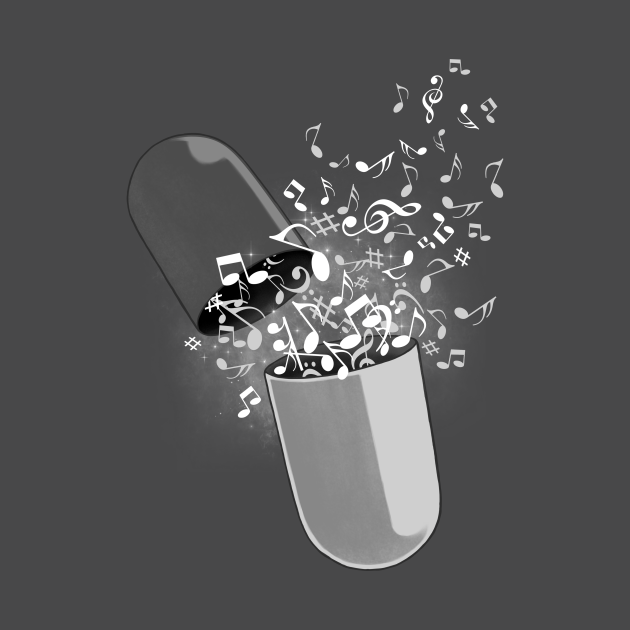 Discover Music Pill - Cool - T-Shirt