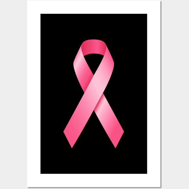 Breast Cancer awareness pink ribbon - Pink Ribbon - Posters and Art Prints