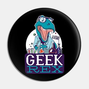 Geek T-Rex Pin