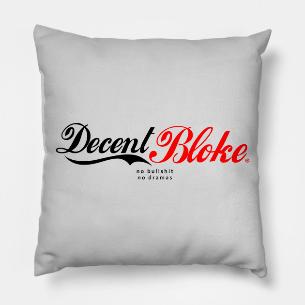 Diet Coke Decent Bloke V2 Diet Coke Pillow Teepublic