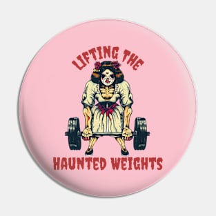 Haunted weights Pin