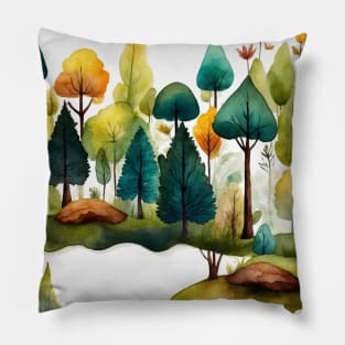 Enchanted Forest Dreams V2 Pillow