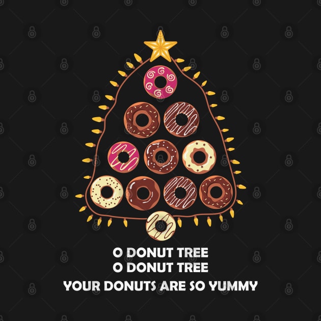 Donut christmas tree by MZeeDesigns