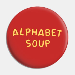 Alphabet soup Pin