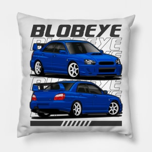 Blue Subaru WRX STI Pillow