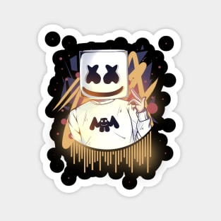 Marshmello | Gold party Magnet