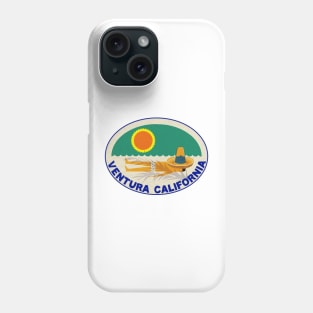 Ventura California Vintage Beach Travel Pacific Ocean Phone Case