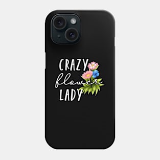 Crazy Flower Lady Phone Case