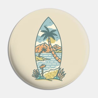 Beach vibe Pin