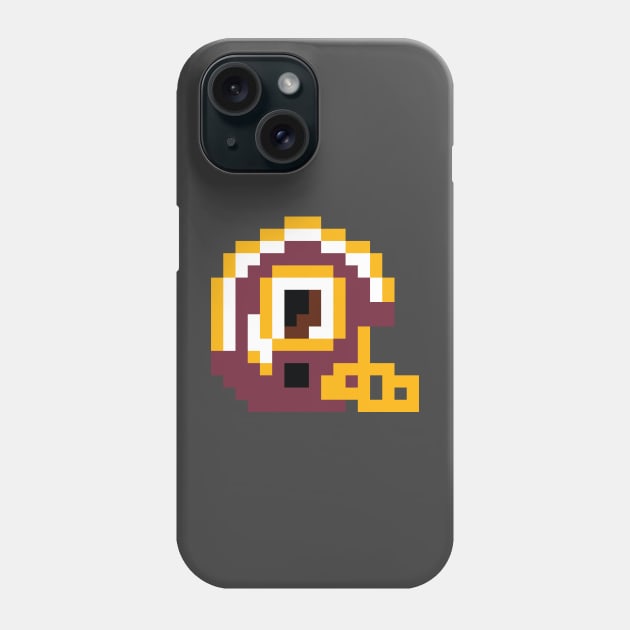 8 Bit Washington Redskins Helmet Phone Case by N8I