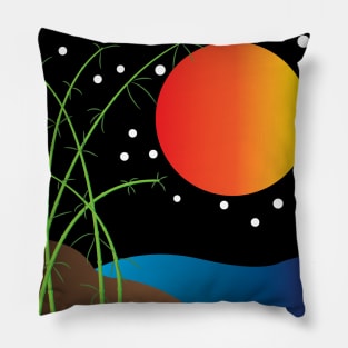 Full Moon Night - Zine Culture Pillow