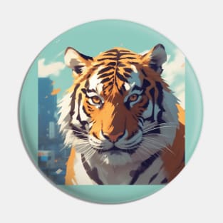 Beautiful Siberian Tiger Pin