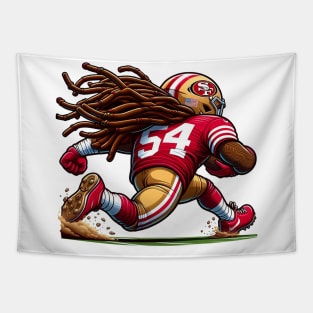 Niners Player Tapestry