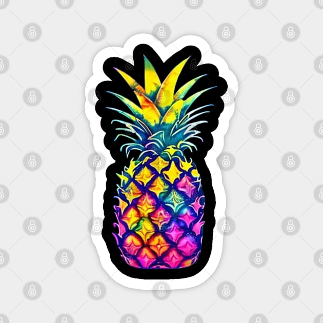 Pineapple Design 02 Magnet by Proway Design