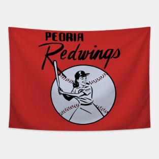 Peoria Redwings (black variant) Tapestry