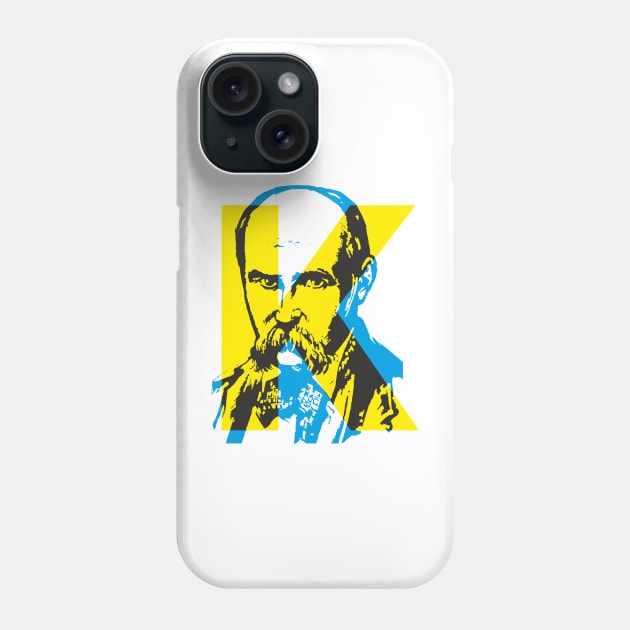 Kobzar Courage (Taras Shevchenko) Phone Case by aceofspace