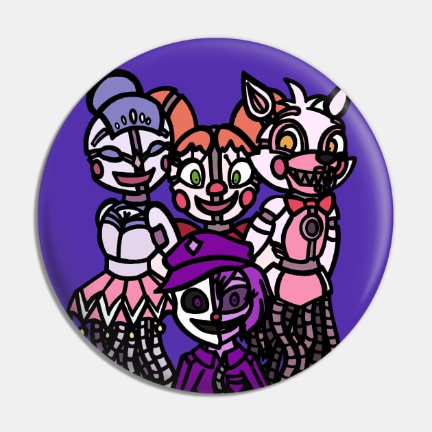 FNAF | Sister Location Pin by ScribbleSketchScoo