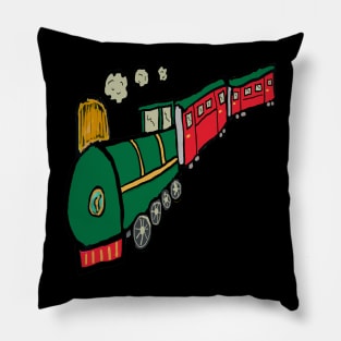 Steam Train Pillow