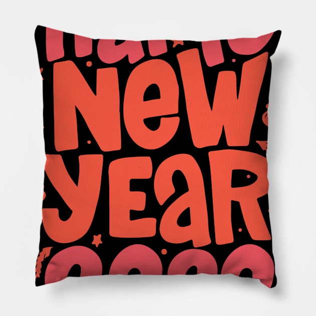 Happy new year 2020 shirt- best t shirt gift for new year Pillow by Sezoman