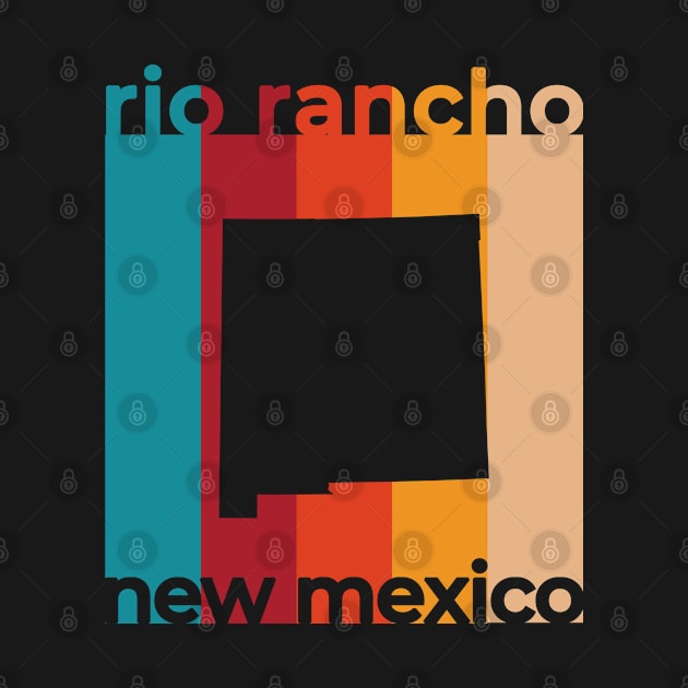 Rio Rancho New Mexico Retro by easytees