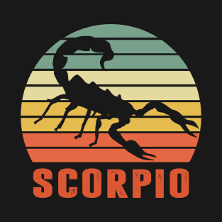 Retro Scorpio Zodiac Sign T-Shirt