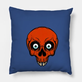 Red Skull Pillow